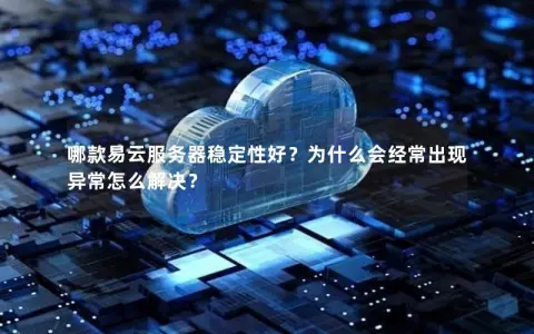 哪款易云服务器稳定性好？为什么会经常出现异常怎么解决？