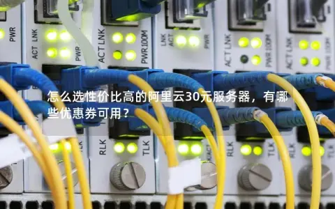 怎么选性价比高的阿里云30元服务器，有哪些优惠券可用？