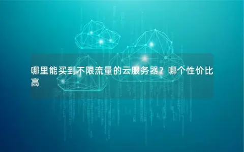 哪里能买到不限流量的云服务器？哪个性价比高