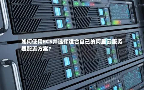 如何使用ECS并选择适合自己的阿里云服务器配置方案？