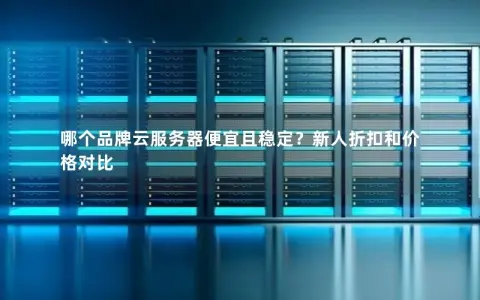 哪个品牌云服务器便宜且稳定？新人折扣和价格对比