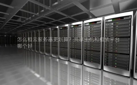怎么租云服务器更划算？共享主机和租赁平台哪个好