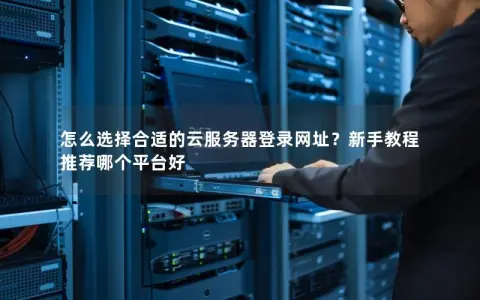 怎么选择合适的云服务器登录网址？新手教程推荐哪个平台好