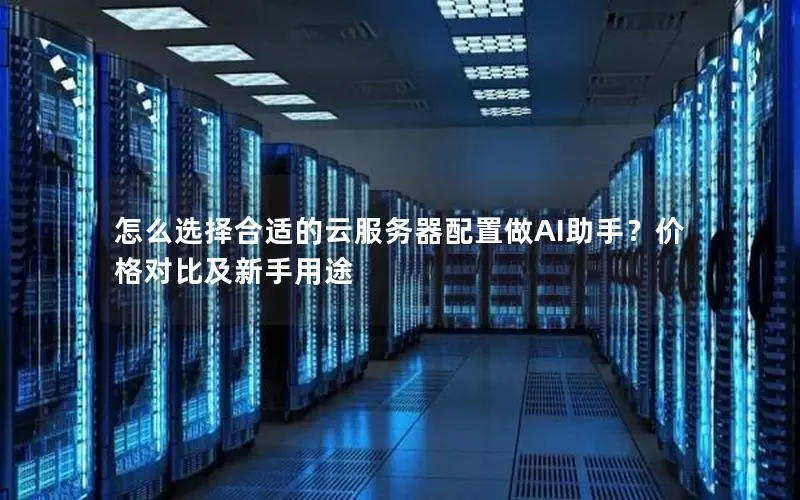 怎么选择合适的云服务器配置做AI助手？价格对比及新手用途