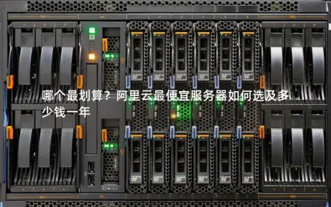 哪个最划算？阿里云最便宜服务器如何选及多少钱一年