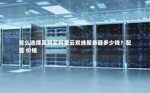 怎么选择及购买阿里云双线服务器多少钱？配置 价格