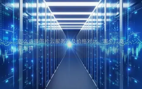 怎么选择图片云服务器及价格对比、哪个厂商更划算
