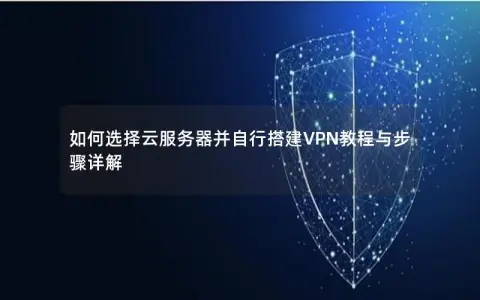 如何选择云服务器并自行搭建VPN教程与步骤详解