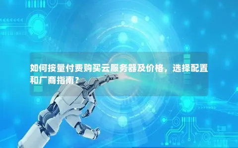 如何按量付费购买云服务器及价格，选择配置和厂商指南？