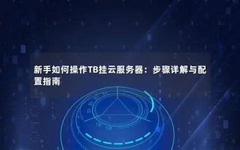新手如何操作TB挂云服务器:步骤详解与配置指南 新手如何操作TB挂云服务器:步骤详解与配置指南