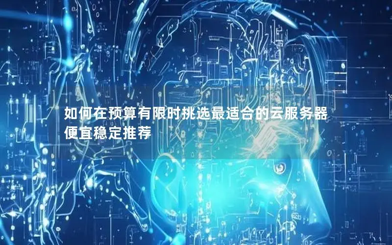 如何在预算有限时挑选最适合的云服务器  便宜稳定推荐