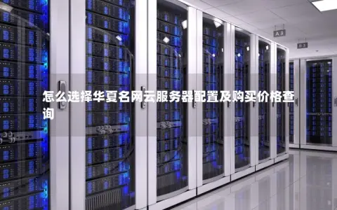 怎么选择华夏名网云服务器配置及购买价格查询