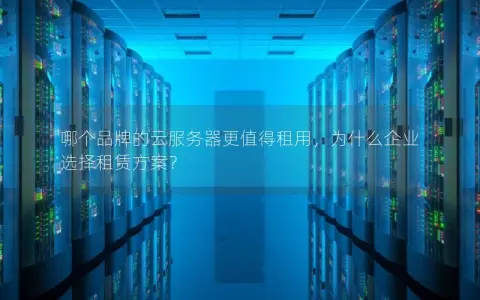 哪个品牌的云服务器更值得租用，为什么企业选择租赁方案？