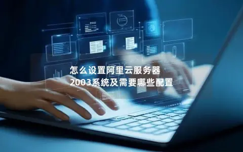 怎么设置阿里云服务器 2003系统及需要哪些配置
