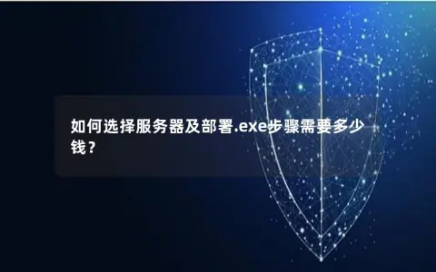 如何选择服务器及部署.exe步骤需要多少钱？