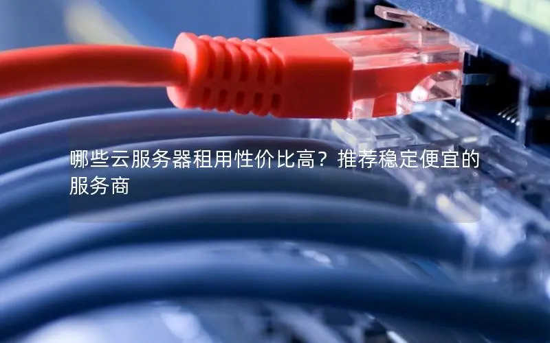 哪些云服务器租用性价比高？推荐稳定便宜的服务商