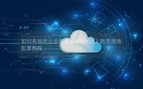如何有效防止云服务器ARP攻击？防范措施 配置教程