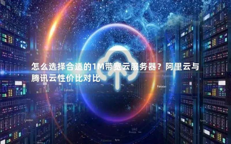 怎么选择合适的1M带宽云服务器？阿里云与腾讯云性价比对比