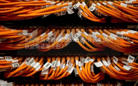 如何使用免费Windows云服务器？国内供应商选哪个好？