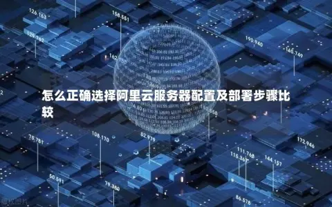怎么正确选择阿里云服务器配置及部署步骤比较