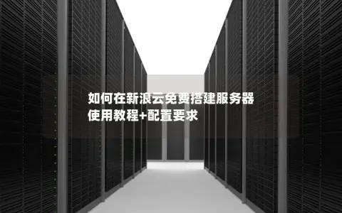 如何在新浪云免费搭建服务器  使用教程+配置要求