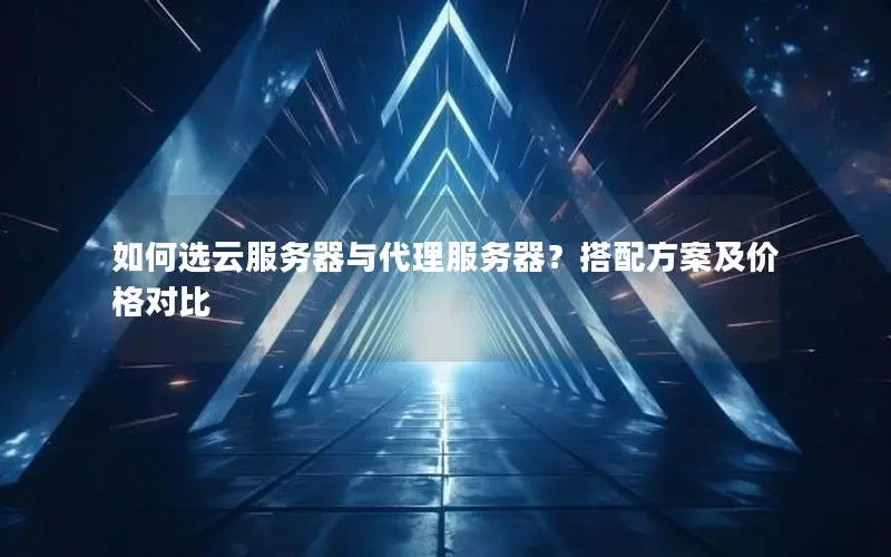 如何选云服务器与代理服务器？搭配方案及价格对比
