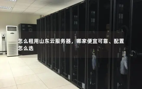 怎么租用山东云服务器，哪家便宜可靠、配置怎么选