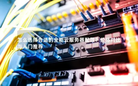 怎么选择合适的全能云服务器配置？价格对比与入门推荐