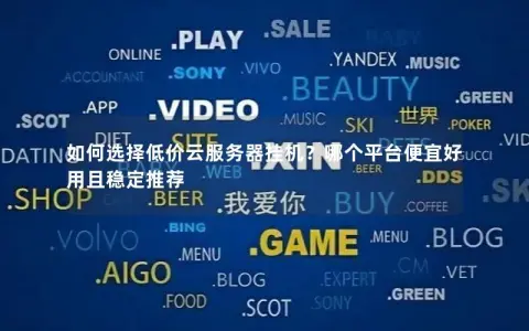 如何选择低价云服务器挂机？哪个平台便宜好用且稳定推荐