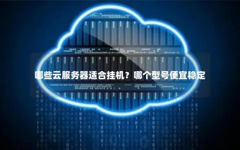 哪些云服务器适合挂机？哪个型号便宜稳定