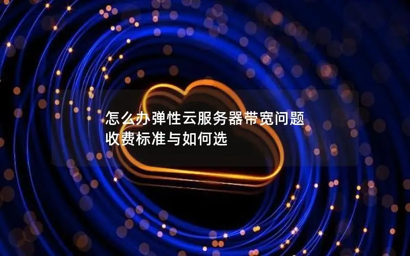 怎么办弹性云服务器带宽问题  收费标准与如何选