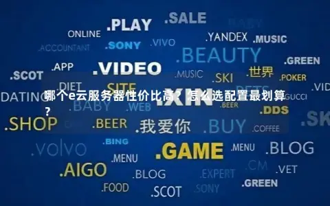 哪个e云服务器性价比高？怎么选配置最划算？