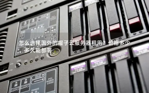 怎么选择国外的帽子云服务器租用？价格多少、多久能部署