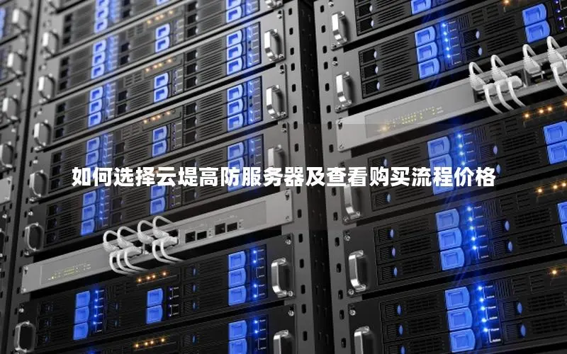 如何选择云堤高防服务器及查看购买流程价格