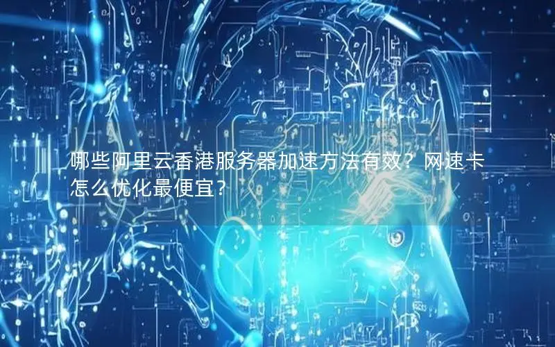 哪些阿里云香港服务器加速方法有效?网速卡怎么优化最便宜? 哪些阿里云香港服务器加速方法有效?网速卡怎么优化最便宜?