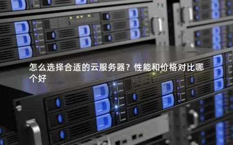 怎么选择合适的云服务器？性能和价格对比哪个好