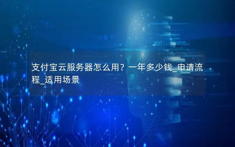 支付宝云服务器怎么用?一年多少钱_申请流程_适用场景 支付宝云服务器怎么用?一年多少钱_申请流程_适用场景
