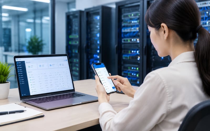 腾讯云服务器APP手机怎么管实例和登录